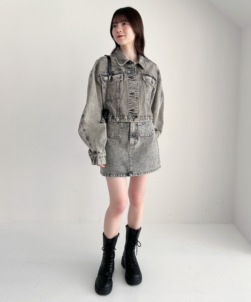 Heather（ヘザー） デニムジャケット gジャン Denim Short Jacket