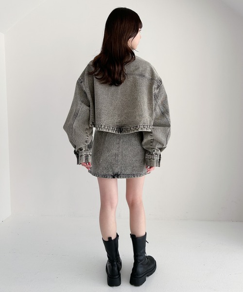 Heather（ヘザー） デニムジャケット gジャン Denim Short Jacket 