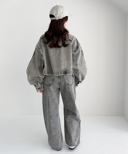 Heather（ヘザー） デニムジャケット gジャン Denim Short Jacket