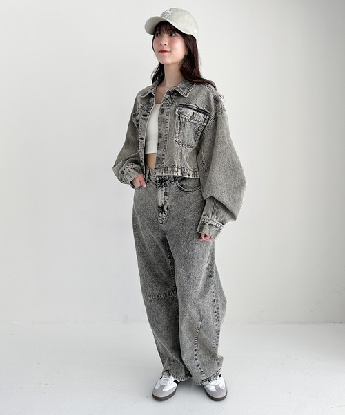 Heather（ヘザー） デニムジャケット gジャン Denim Short Jacket