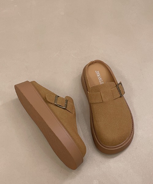 シューズ 厚底ベルトクロッグシューズ レディース : ZOZOTOWN Yahoo!店