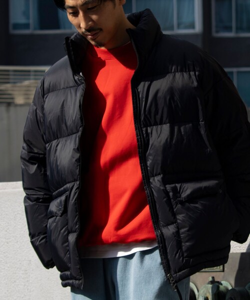 TAION（タイオン） ダウンジャケット L ブラック メンズ : ZOZOTOWN