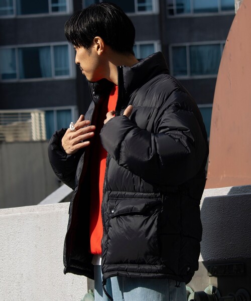 TAION（タイオン） ダウンジャケット L ブラック メンズ : ZOZOTOWN