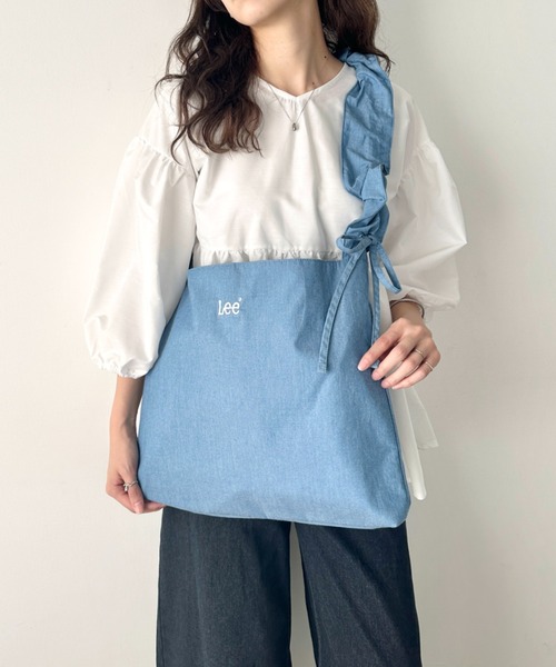 Lee（リー） ショルダーバッグ バッグ ロゴ刺繍 シャーリング