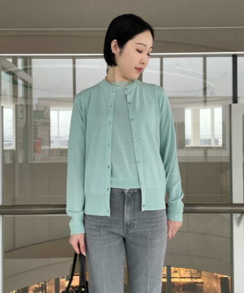 驚きの価格が実現！ Mila Owen ニット セーター SET UPラメニットハーフスリーブプル トップス