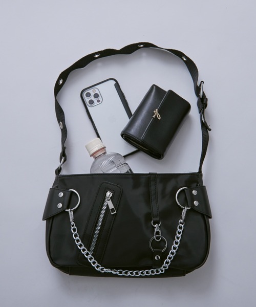 Ellno Loset（エルノロゼット） ショルダーバッグ チェーンデザイン