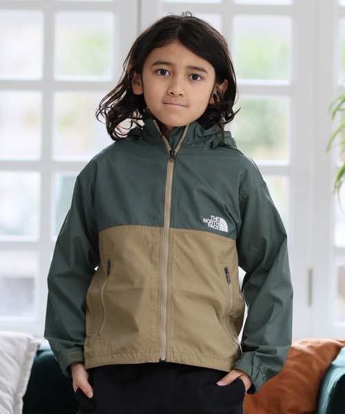 ノースフェイス コート アウター THE NORTH FACE ノースフェイス キッズ ナイロン ウインドブレーカー NPJ22510の画像