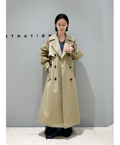 ESTNATION COLUMN トレンチコート COLUMN / シェイプロングレングスコート＜THE COLUMN