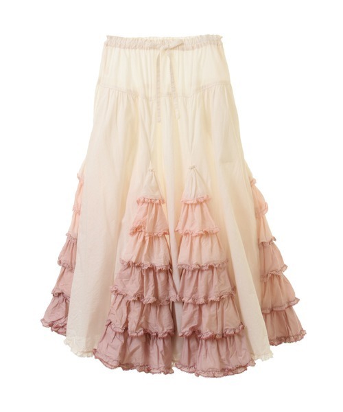 PINK HOUSE スカート スイートピー花びらフリルスカート : ZOZOTOWN  