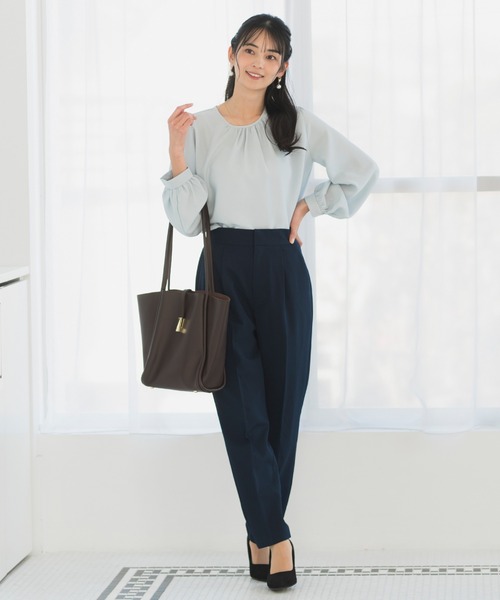 ブラウス シャツ ZOZO限定 2025春夏新作 シアーカラーシャツ レディース Re:EDIT ブラウス シャツ 「2025 SUMMER COLLECTION」コットン