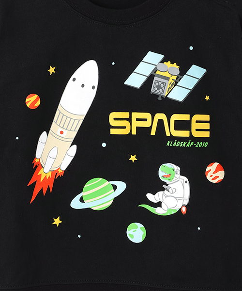 kladskap（クレードスコープ） tシャツ 袖切替長袖Tシャツ「JAXA LABEL