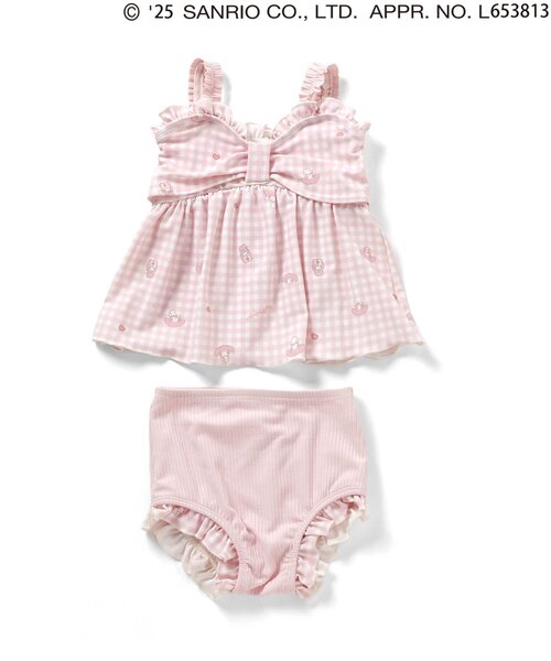 sanrio（サンリオ） 水着 マイメロ クロミ ギンガムリボンセパレート