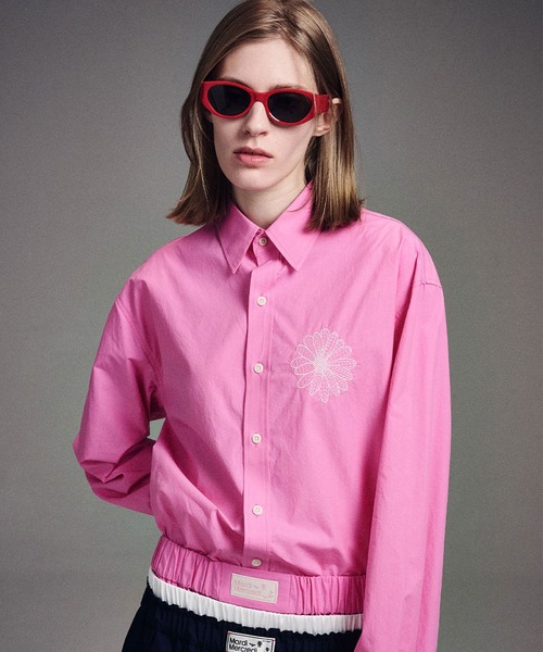 【コンビニ受取対応商品】 Mardi Mercredi ブラウス シャツ COTTON SHIRT POPLIN トップス