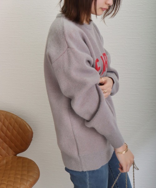 「libelle more」 「MARBLEWALTZ」長袖ニット L ベージュ レディース_画像5