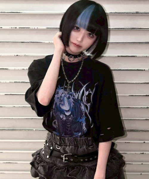 TRAVAS TOKYO × REFLEM コラボ　Tシャツ 激レア】TRAVAS TOKYO × REFLEM コラボTシャツ 地雷系服 トップス