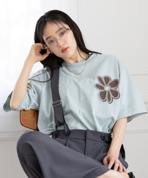 bluesuiren発送は5/5以降です RAGEBLUE ニット セーター フラワーモチーフ透かし編みニット