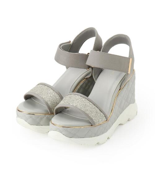 ESPERANZA（エスペランサ） サンダル キルティングウェッジソールスポ