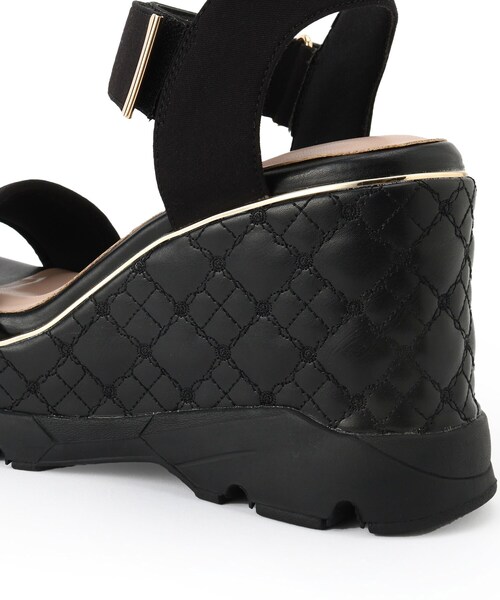 ESPERANZA（エスペランサ） サンダル キルティングウェッジソールスポ
