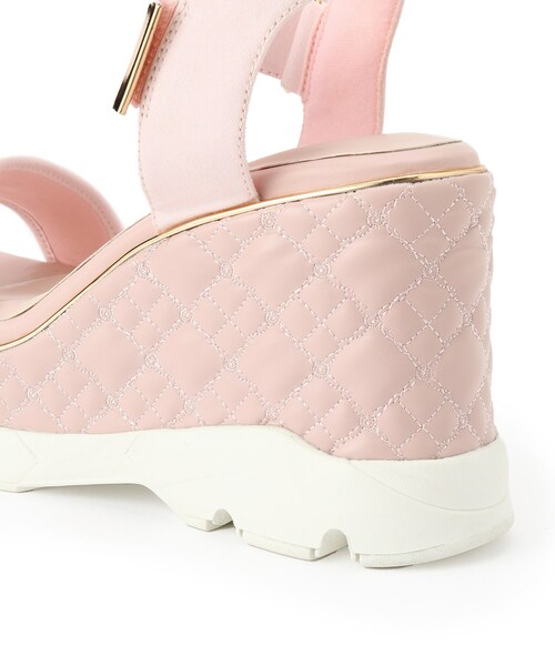 ESPERANZA（エスペランサ） サンダル キルティングウェッジソールスポ