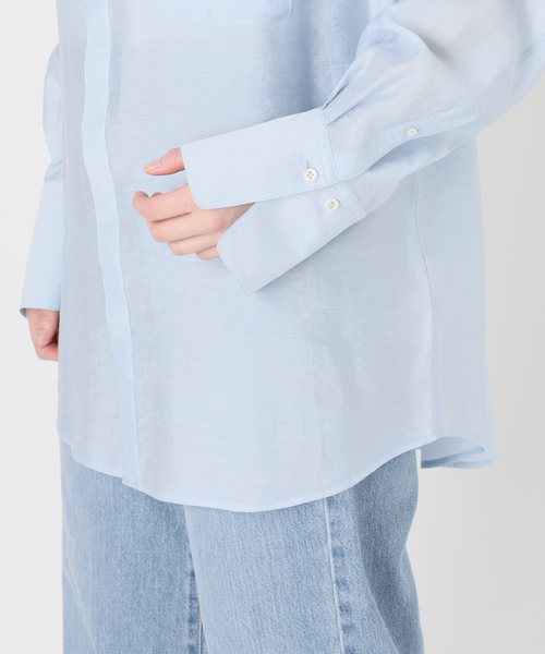 IENA ブラウス シャツ シアテンリネンシャツ レディース