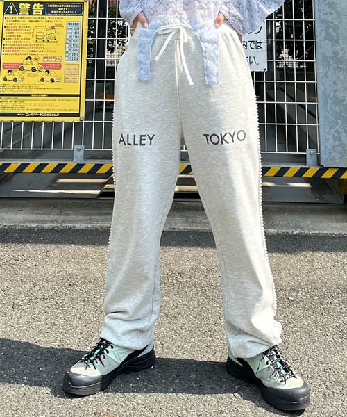 Alley Tokyo スウェットパンツ ジャージ サイドパールAlleyスエパン