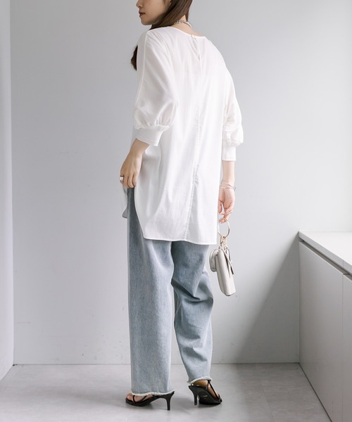 pual ce cin ブラウス シャツ 万能ハーフスリーブブラウス レディース