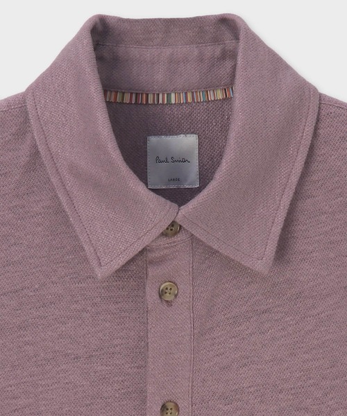 Paul Smith ポロシャツ カラーリネン 鹿の子 / 153505 446Z メンズ 