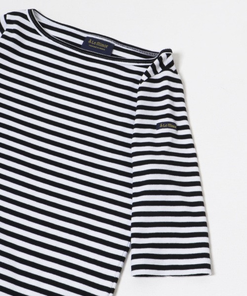 tシャツ 「別注」Le minor×UR　Rib short sleeve t-shirts レディース Le Minor tシャツ 「別注」Le minor×UR Rib short sleeve t