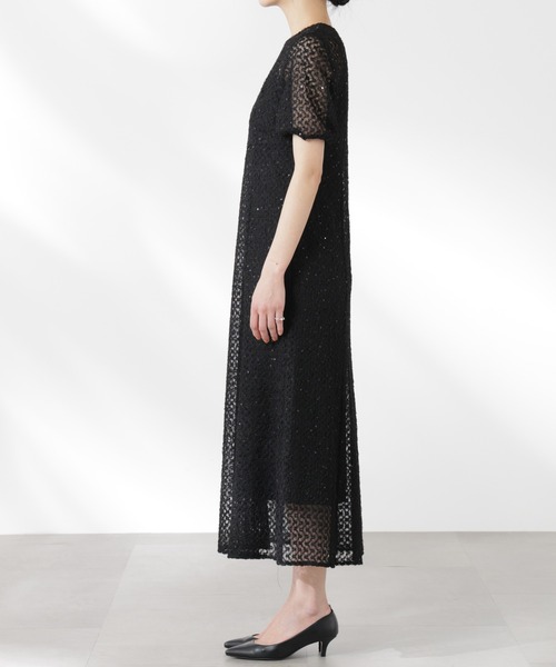 kaene ドレス kaene/スパンコールレースドレス : ZOZOTOWN Yahoo