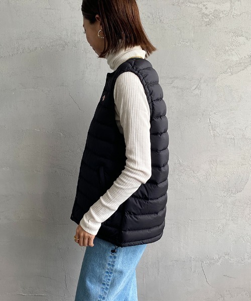 Danton（ダントン） ダウンベスト M ブラック レディース : ZOZOTOWN