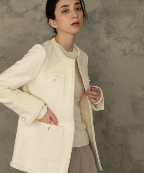 OPAQUE.CLIP（オペークドットクリップ） ノーカラージャケット 40 オフ