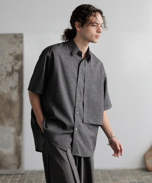 メンズ服 まとめ売り 【HARE多め】 HARE シャツ 「SET UP対応」メランジLUXSシャツ(HARE) メンズ