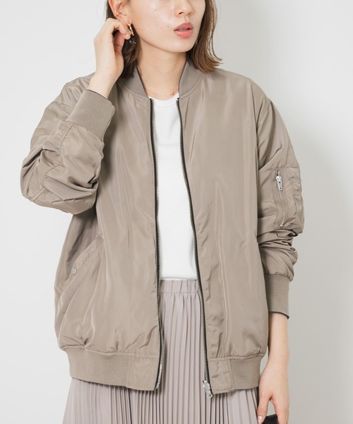 URBAN RESEARCH ベージュ ジップアップジャケット URBAN RESEARCH Sonny Label 「URBAN Label」 ジップアップ
