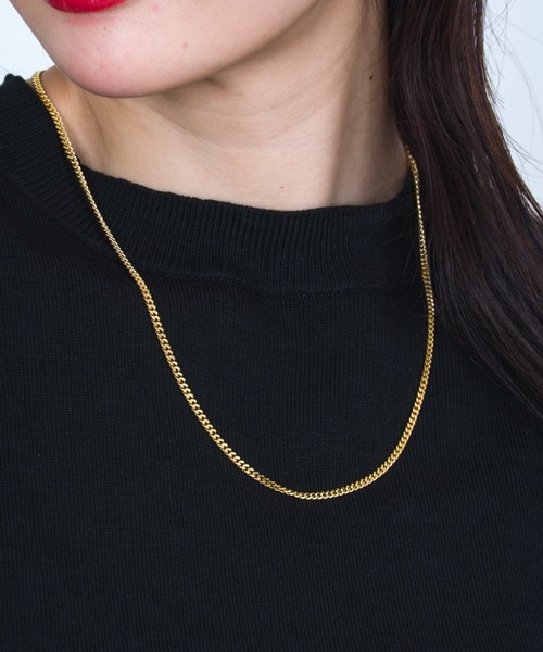 Tom Wood トムウッド Curb Chain M ネックレス ゴールド 42555_1.jpg