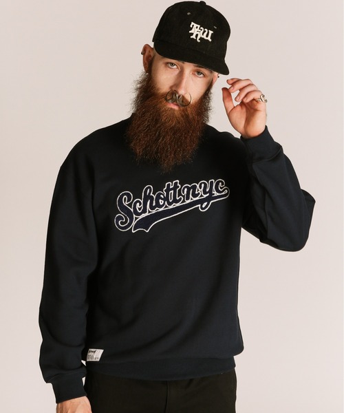ショット（Schott）/SCRIPT CREW SWEAT／スクリプト クルースウェット Schott N.Y.C（ショット） トレーナー スウェット Schott/ショット