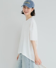 tシャツ コットン天竺 ラウンドヘム Tシャツ レディース コットン天竺 ラウンドヘム Tシャツ（Tシャツ/カットソー