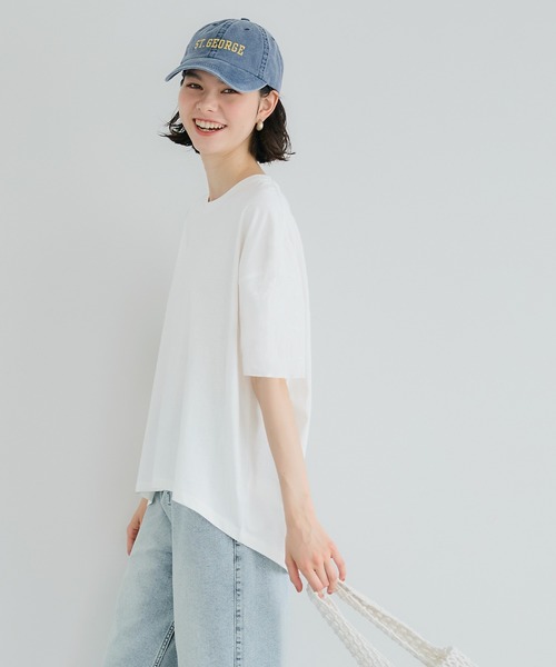 coca（コカ） tシャツ OE天竺ラウンドヘムTシャツ レディース