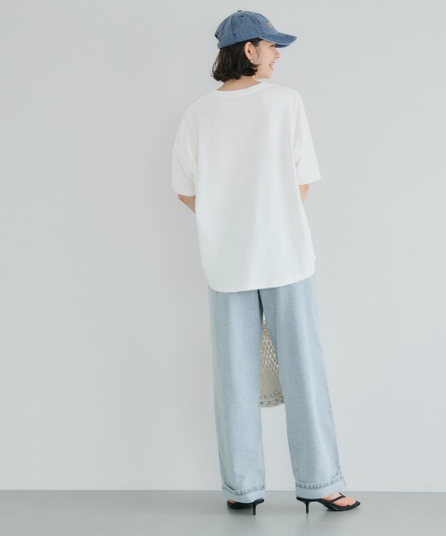 coca tシャツ OE天竺ラウンドヘムTシャツ レディース : ZOZOTOWN