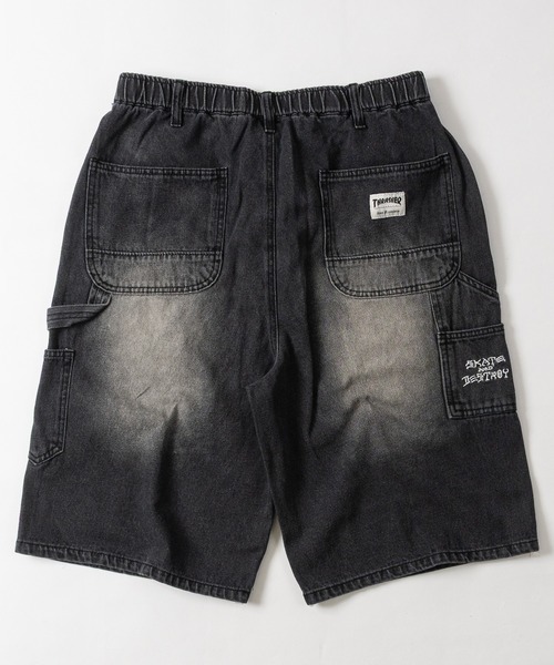 THRASHER（スラッシャー） ワイドパンツ ハーフパンツ ジーンズ 短パン