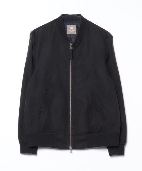 nano universe ナノユニバース スタジャン 黒 楽天市場】NANO universe フェイクレザー中綿スタジャン ナノ