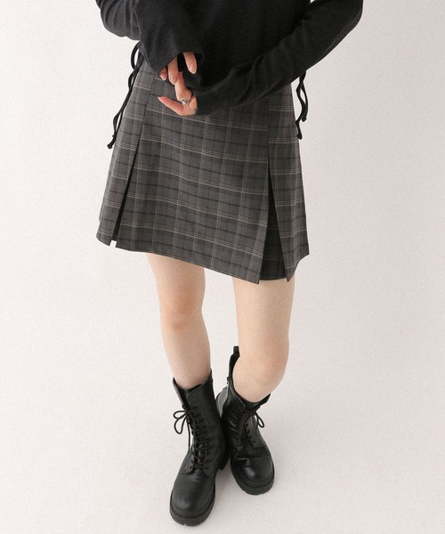 Heather（ヘザー） パンツ チェックプリーツスカパン 586965