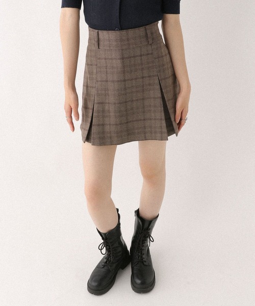 Heather（ヘザー） パンツ チェックプリーツスカパン 586965