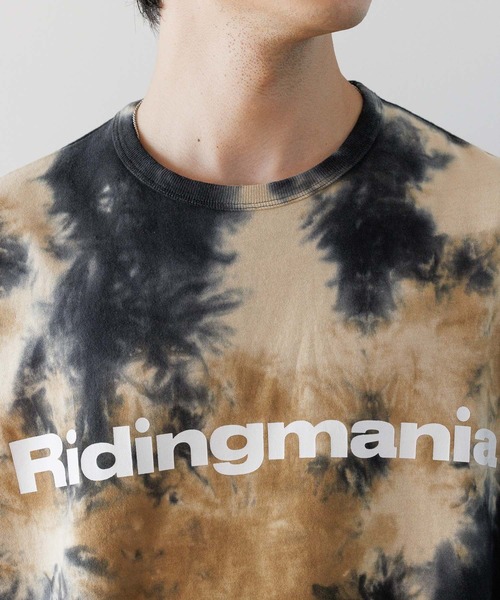 「Ridingmania」 半袖Tシャツ LARGE パープル メンズ