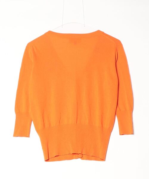 Vivienne Westwood red label」 刺繍7分袖ニットカーディガン 3 Vivienne Westwood red label」 刺繍7分袖ニットカーディガン 3