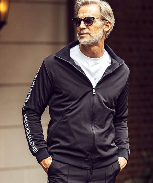 1PIU1UGUALE3 ジップアップジャケット 1PIU1UGUALE3 RELAX ウノピゥウノウグァーレトレ リラックス サガラ