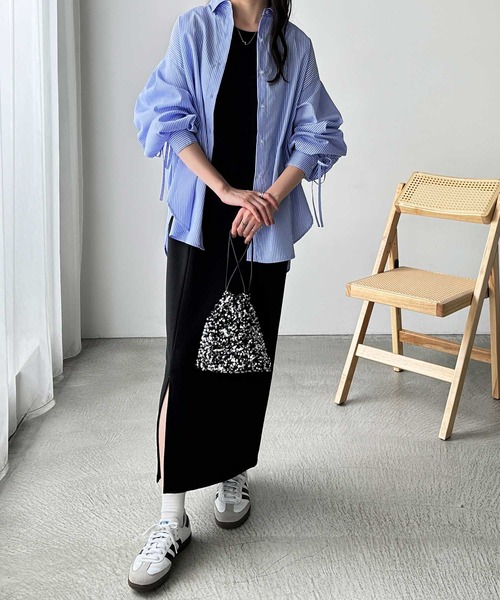 GeeRA（ジーラ） ワンピース 「2点セット」配色切り替えスウェット