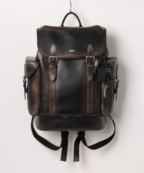 COACH デイバック リュック ヒッチ バックパック・ラブド レザー