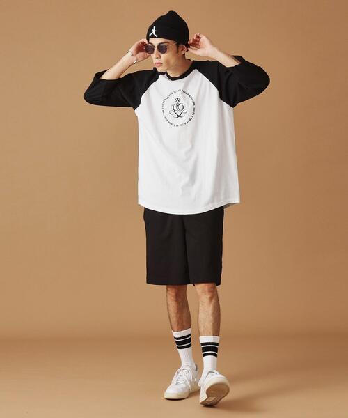 RYOGEN メッシュラグランTシャツ　サイズL 40CARATS&525 BY TAKEO KIKUCHI tシャツ 「Sサイズ〜」アンドマーク7分
