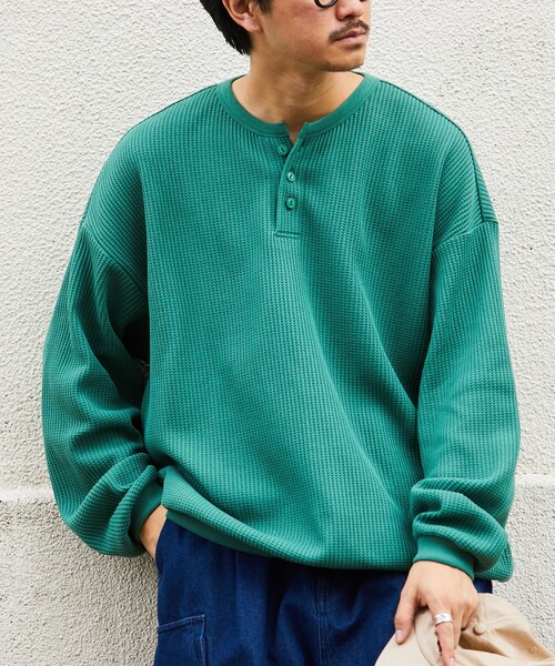 「FREAK'S STORE」 長袖Tシャツ MEDIUM オフホワイト メンズ