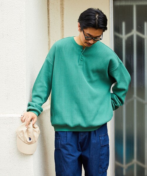 「FREAK'S STORE」 長袖Tシャツ MEDIUM オフホワイト メンズ